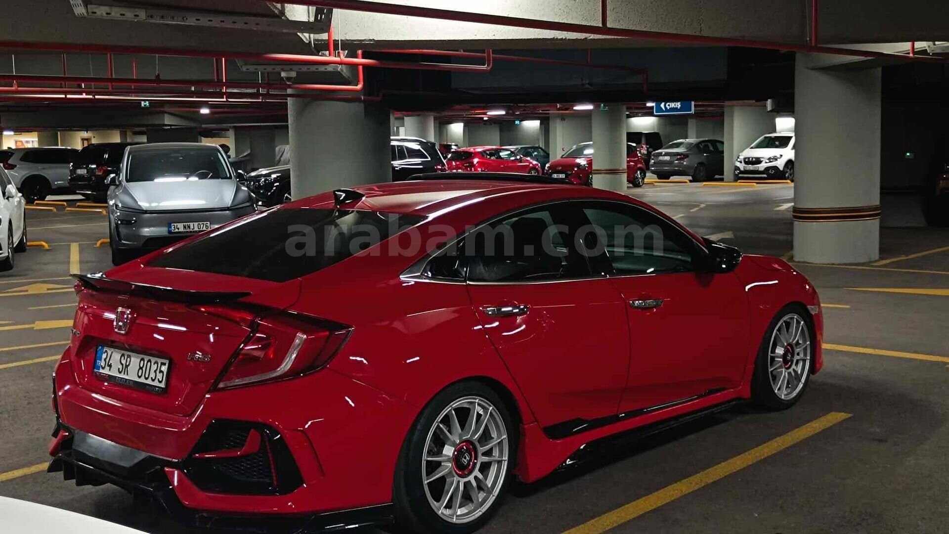Galeriden Honda Civic 1.5 i-VTEC RS 2017 Model İstanbul 115.000 km Kırmızı 6