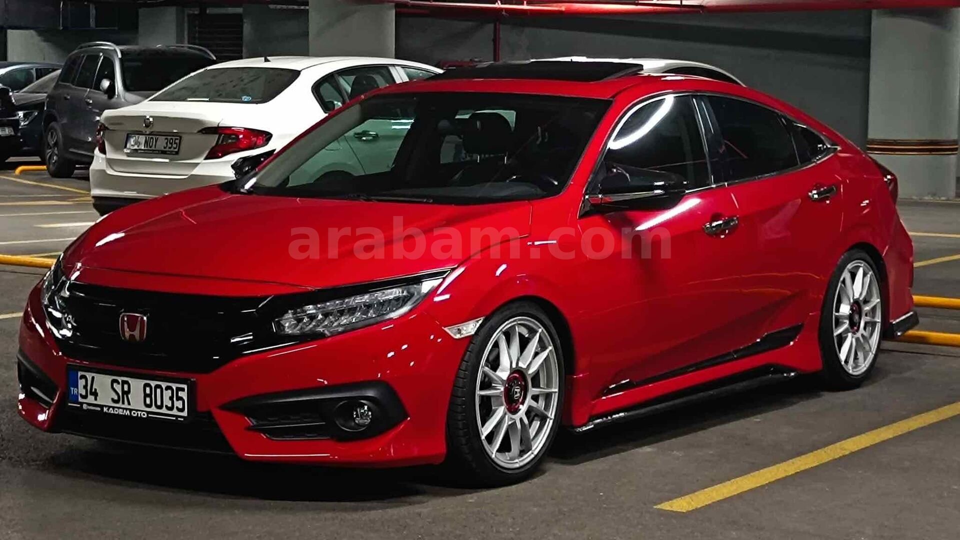 Galeriden Honda Civic 1.5 i-VTEC RS 2017 Model İstanbul 115.000 km Kırmızı 2
