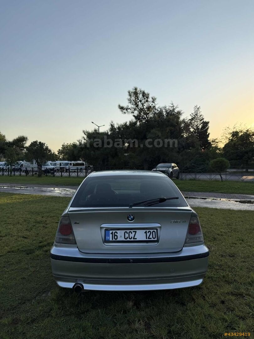 Galeriden BMW 3 Serisi 316ti Compact 2003 Model Bursa 448.000 km Gri 7