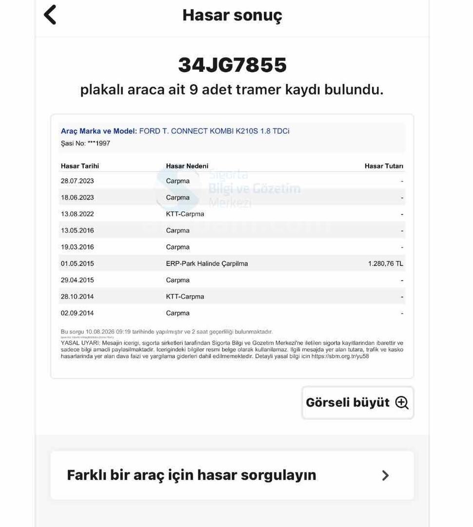 Galeriden Ford Tourneo Connect 1.8 TDCI Deluxe 2012 Model İstanbul 6