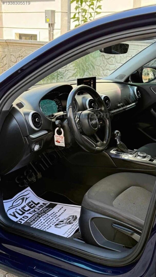 Galeriden Audi A3 Sedan 1.6 TDI Design Line 2017 Model Nevşehir 245.000 km Lacivert 6
