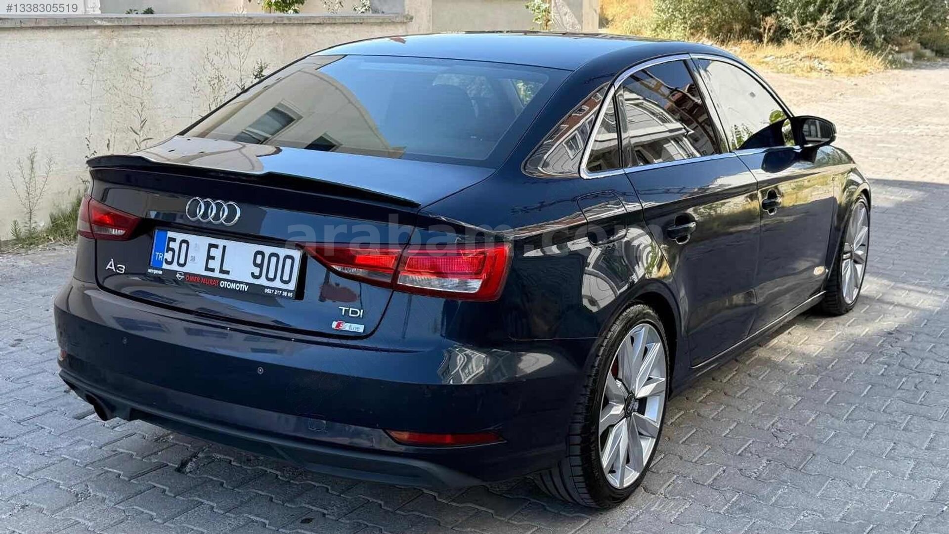 Galeriden Audi A3 Sedan 1.6 TDI Design Line 2017 Model Nevşehir 245.000 km Lacivert 4
