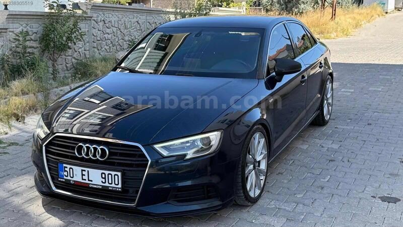 Galeriden Audi A3 Sedan 1.6 TDI Design Line 2017 Model Nevşehir 245.000 km Lacivert