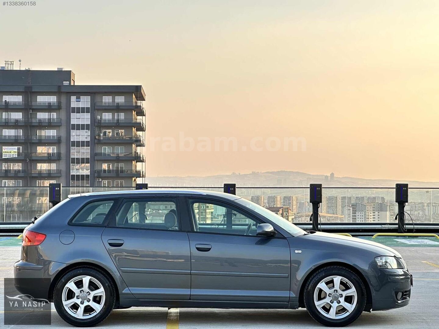 Galeriden Audi A3 Sportback 1.6 Ambition 2007 Model Ankara 107.000 km Gri 4
