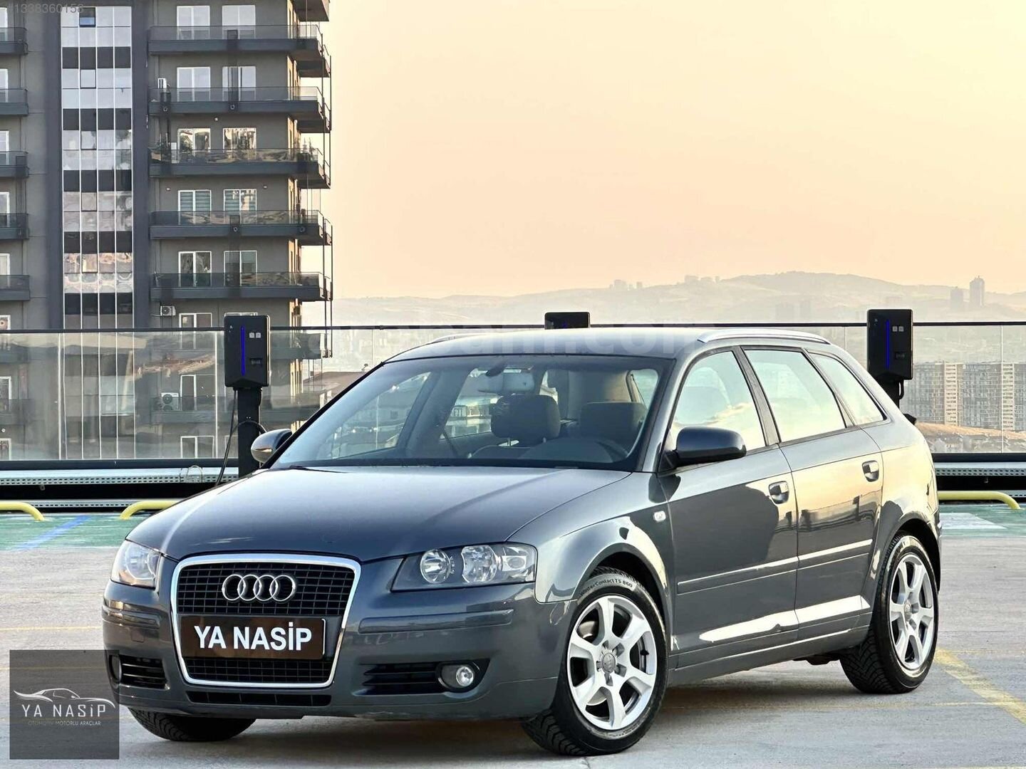 Galeriden Audi A3 Sportback 1.6 Ambition 2007 Model Ankara 107.000 km Gri 2