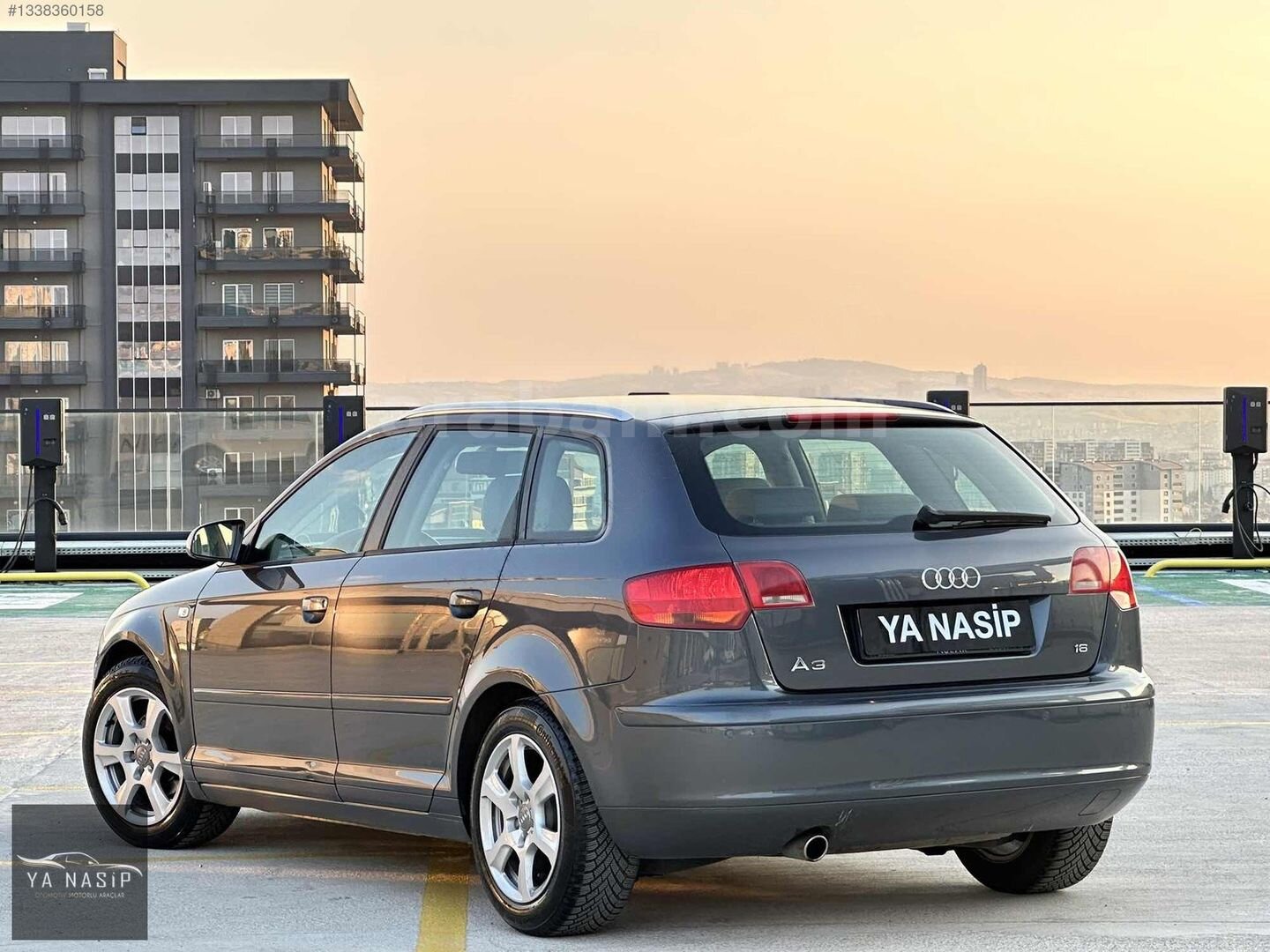 Galeriden Audi A3 Sportback 1.6 Ambition 2007 Model Ankara 107.000 km Gri 6