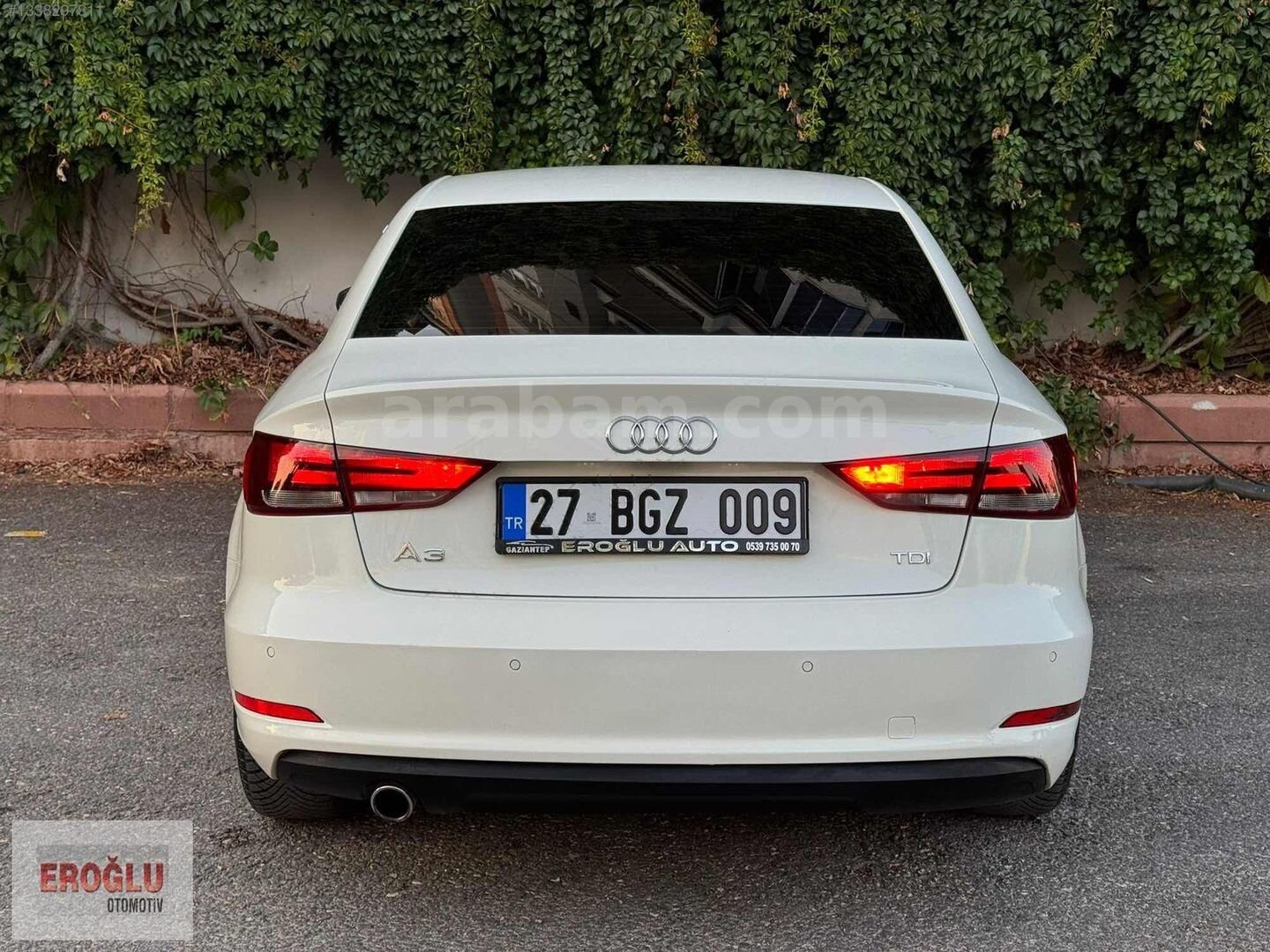 Galeriden Audi A3 Sedan 1.6 TDI Ambition 2014 Model Gaziantep 200.000 km Beyaz 6
