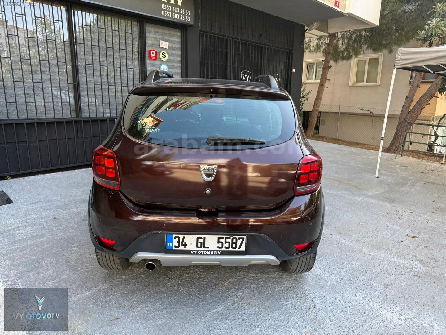 Galeriden Dacia Sandero 0.9 TCe Stepway Easy-R 2017 Model İstanbul 54.000 km Kahverengi 5
