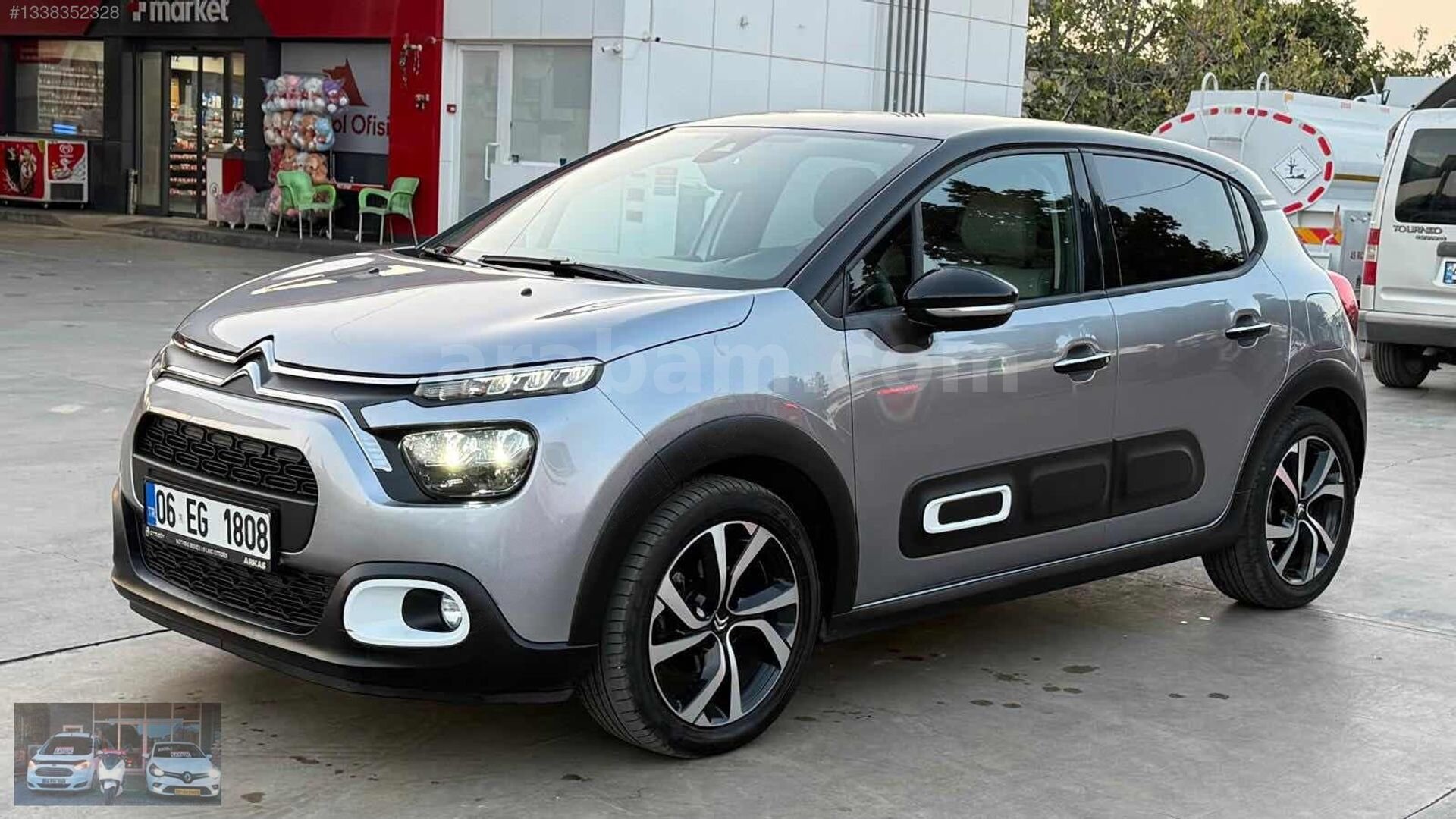 Galeriden Citroen C3 1.2 PureTech Shine 2024 Model Manisa 38.900 km Gri 2