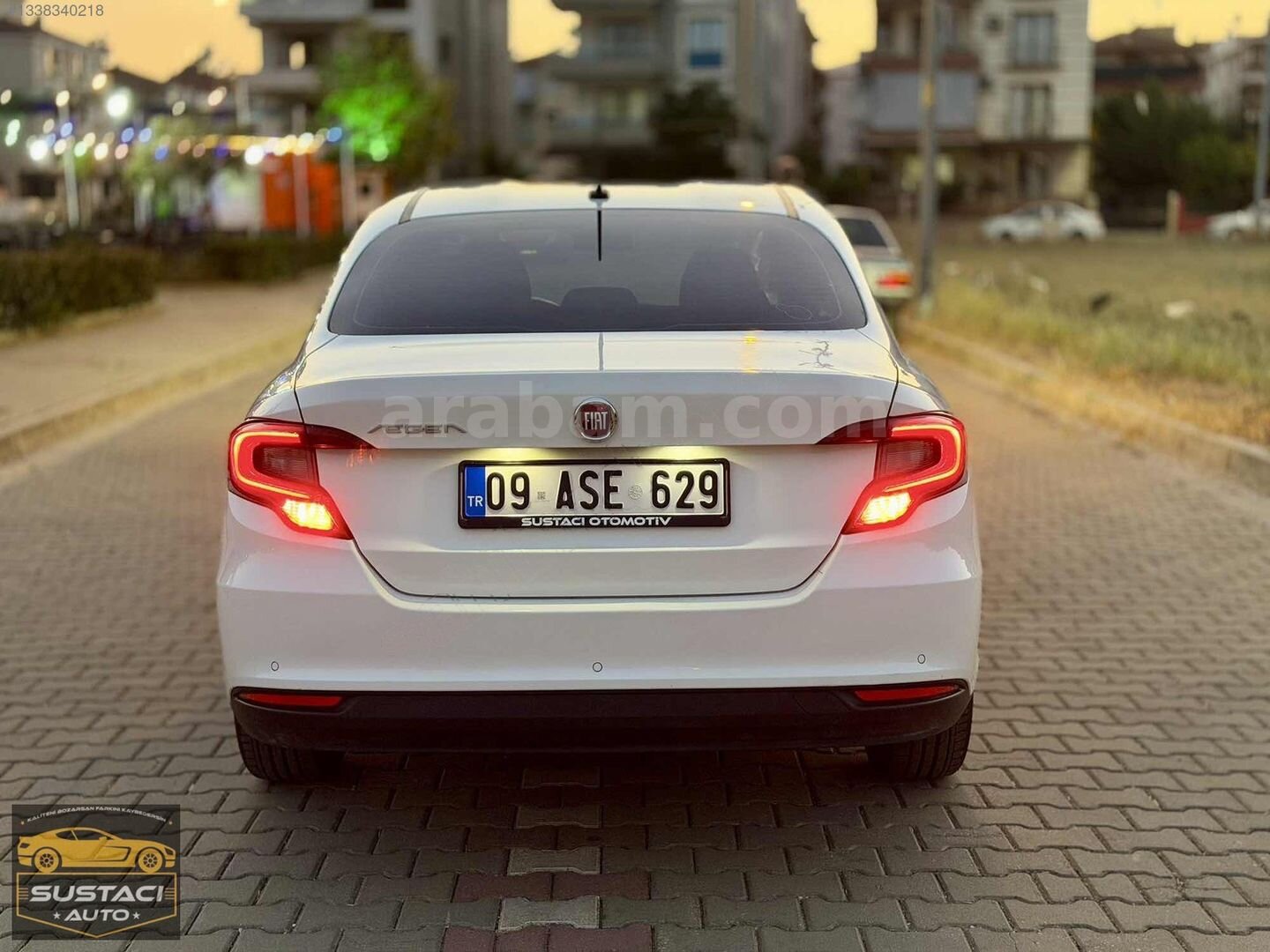 Galeriden Fiat Egea 1.4 Fire Urban 2023 Model İzmir 113.000 km Beyaz 7