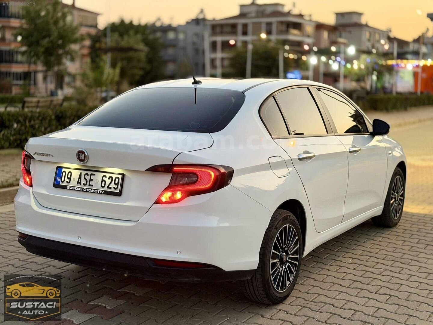Galeriden Fiat Egea 1.4 Fire Urban 2023 Model İzmir 113.000 km Beyaz 6