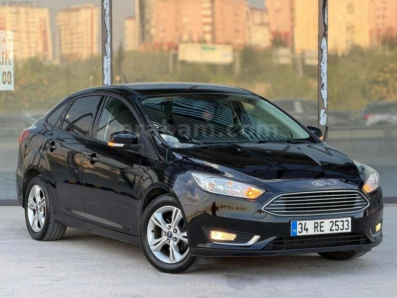 Galeriden Ford Focus 1.5 TDCi Style 2016 Model Ankara 169.000 km Siyah