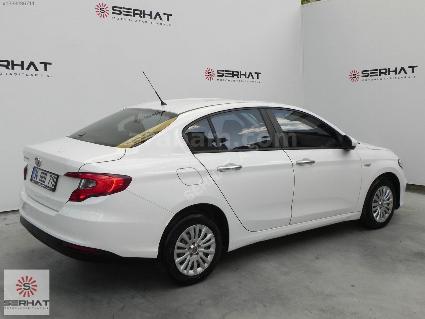 Galeriden Fiat Egea 1.6 Multijet Easy 2022 Model İstanbul 122.000 km Beyaz 5