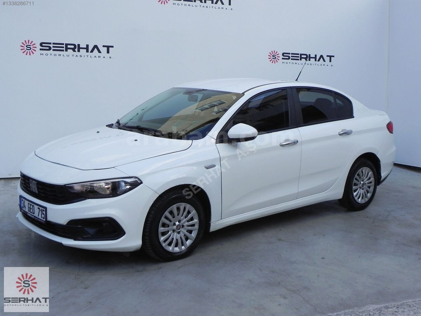 Galeriden Fiat Egea 1.6 Multijet Easy 2022 Model İstanbul 122.000 km Beyaz 1