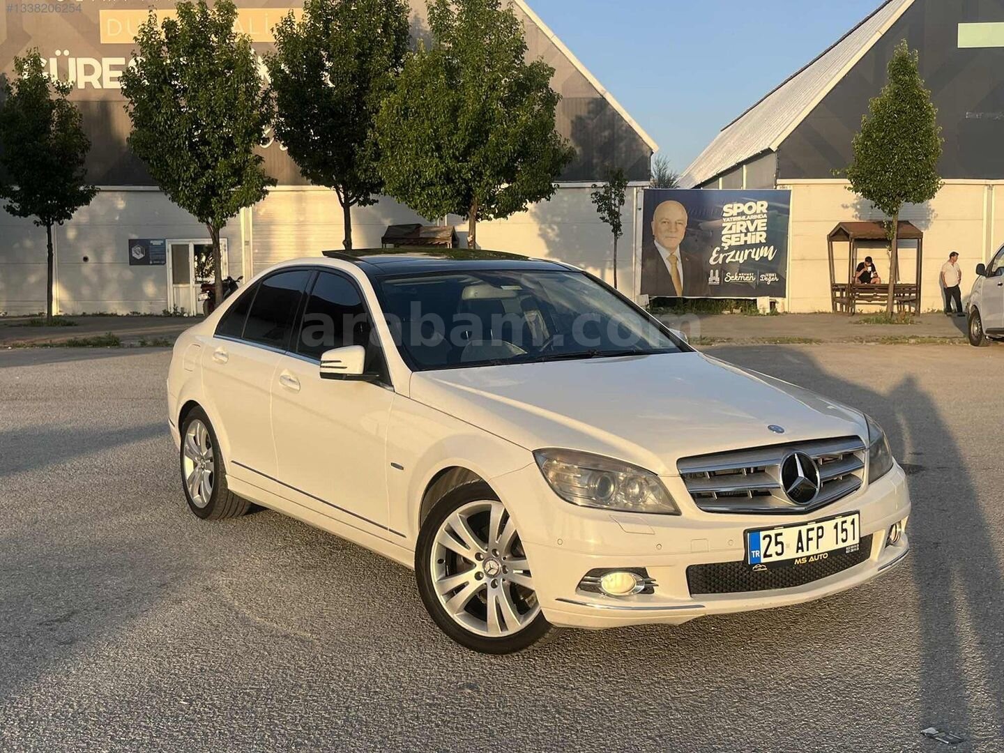 Galeriden Mercedes - Benz C 180 Kompressor BlueEfficiency Fascination 2010 Model Erzurum 409.000 km Beyaz 3