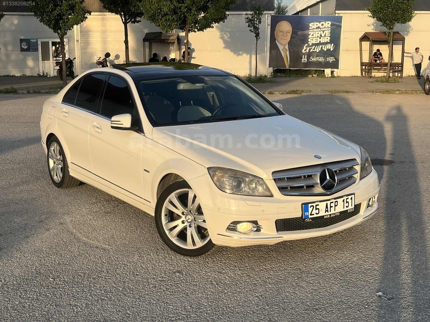Galeriden Mercedes - Benz C 180 Kompressor BlueEfficiency Fascination 2010 Model Erzurum 409.000 km Beyaz 2