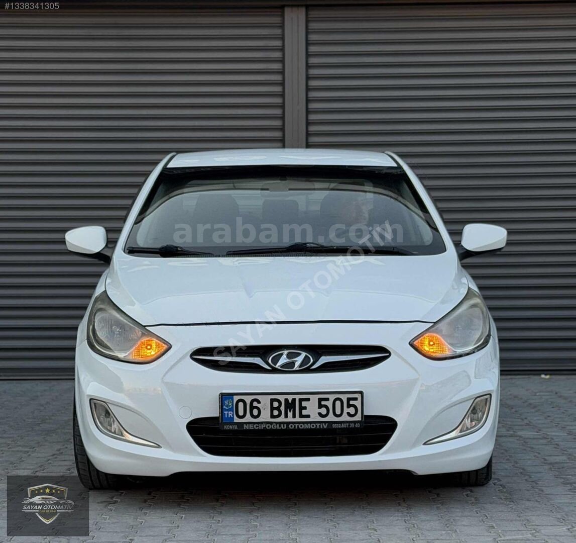 Galeriden Hyundai Accent Blue 1.6 CRDI Mode 2013 Model Konya 210.000 km Beyaz 2