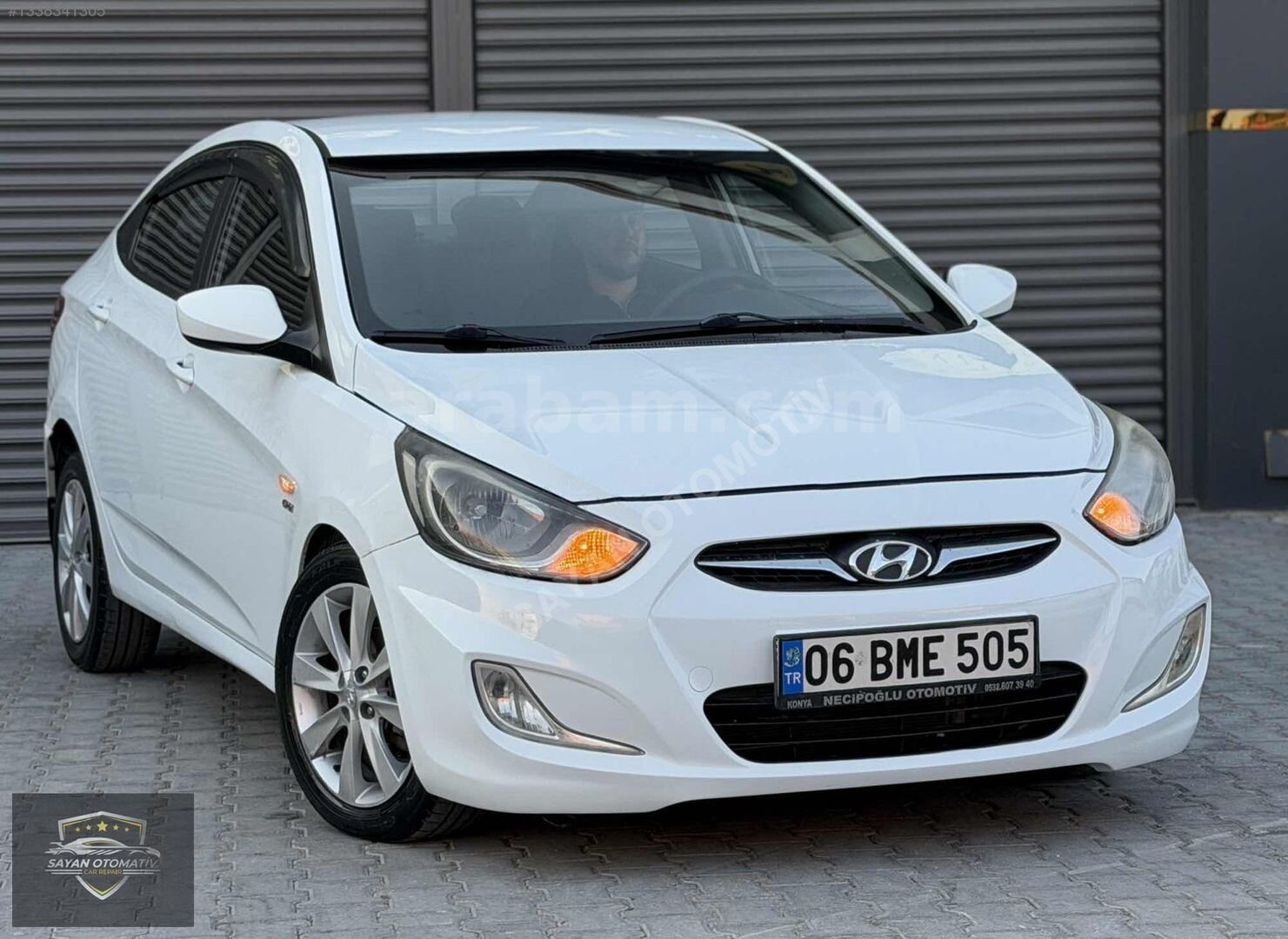 Galeriden Hyundai Accent Blue 1.6 CRDI Mode 2013 Model Konya 210.000 km Beyaz 3