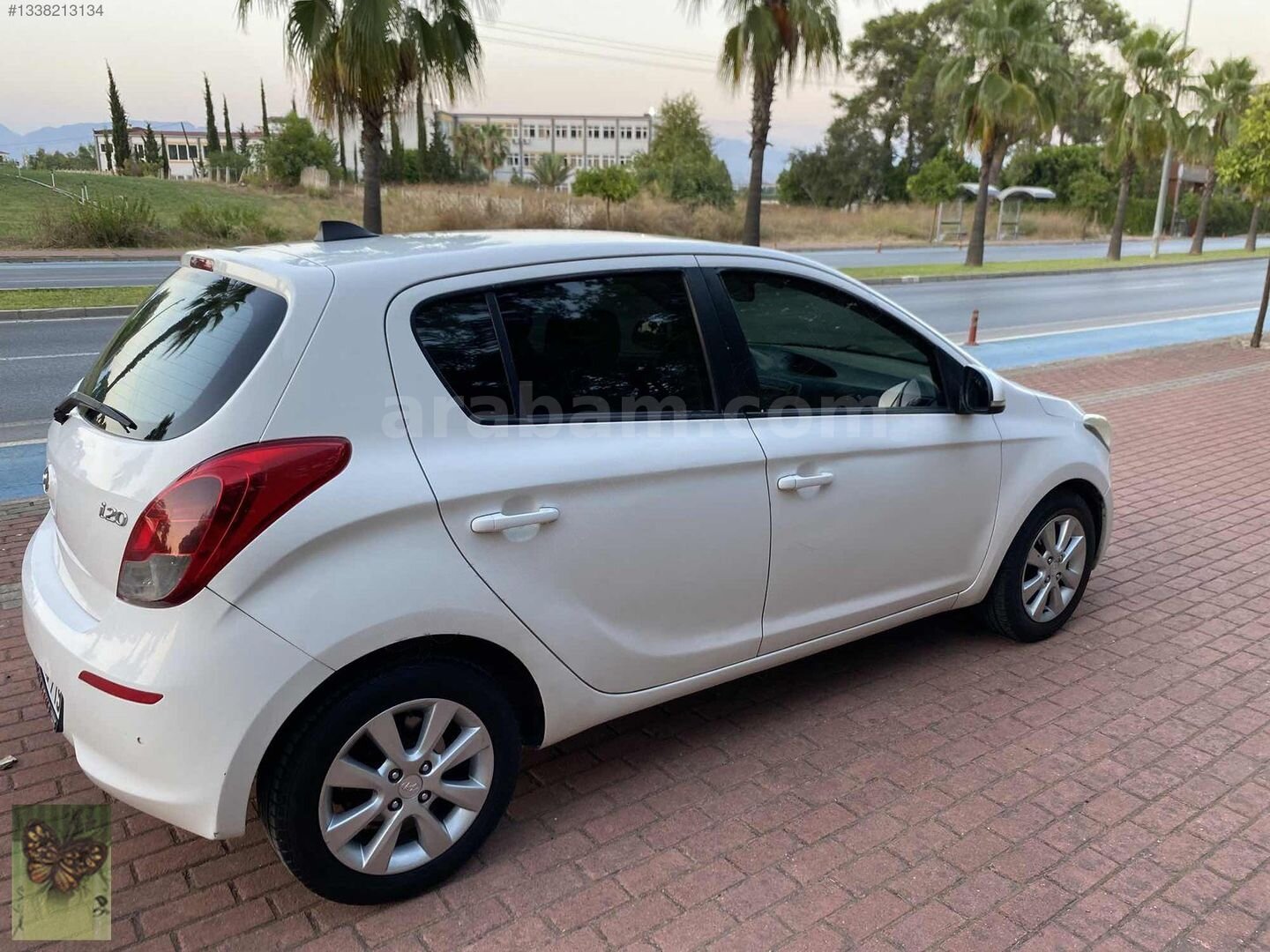 Galeriden Hyundai i20 1.4 CVVT Sense 2012 Model Antalya 124.000 km Beyaz 5