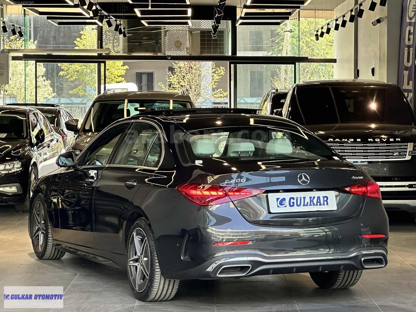 Galeriden Mercedes - Benz C 200 AMG 2025 Model İstanbul 6.001 km Füme 4
