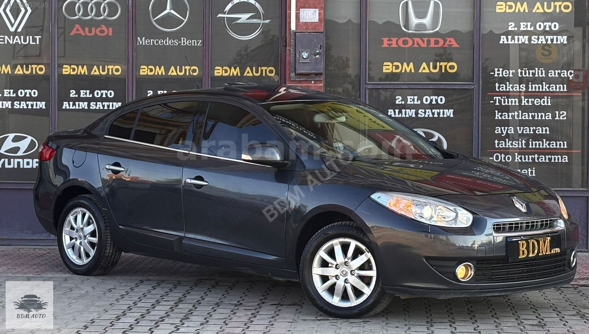 Galeriden Renault Fluence 1.5 dCi Privilege 2012 Model Konya 249.000 km Gri 2