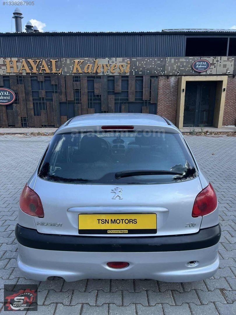 Galeriden Peugeot 206 1.4 X-Line 2004 Model Bursa 273.000 km Gri 7