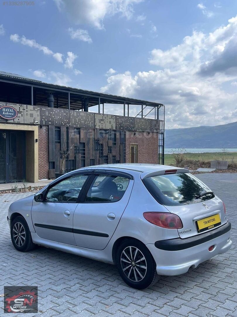 Galeriden Peugeot 206 1.4 X-Line 2004 Model Bursa 273.000 km Gri 4