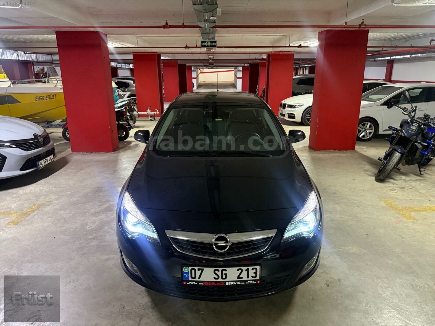 Galeriden Opel Astra 1.6 Cosmo 2011 Model Antalya 45.000 km Siyah 3