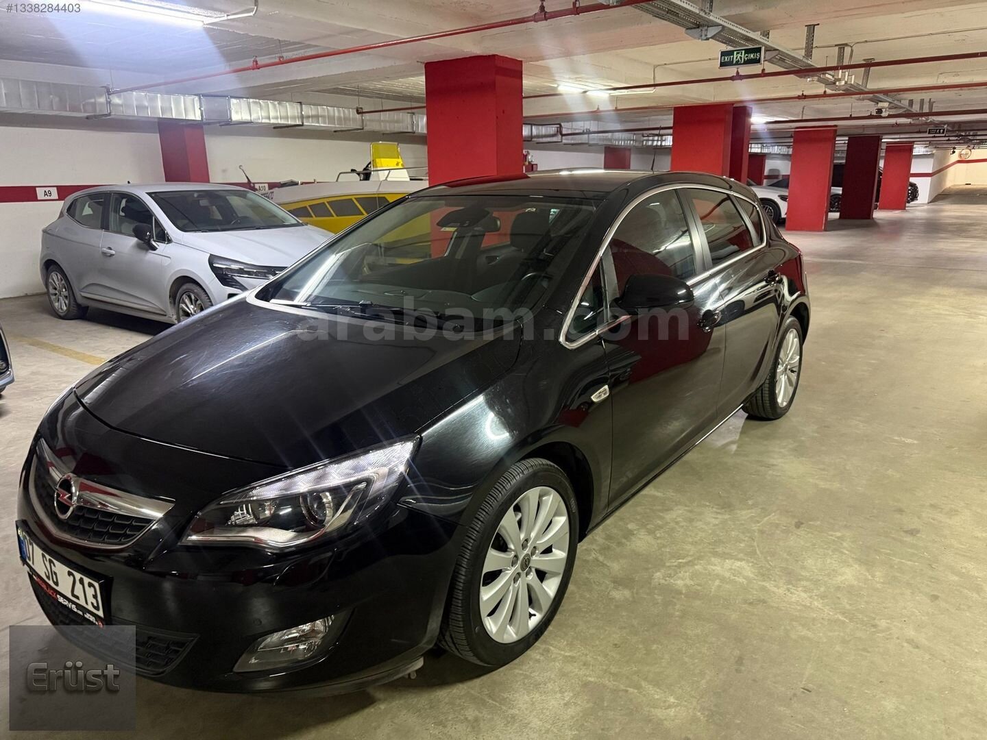 Galeriden Opel Astra 1.6 Cosmo 2011 Model Antalya 45.000 km Siyah 6