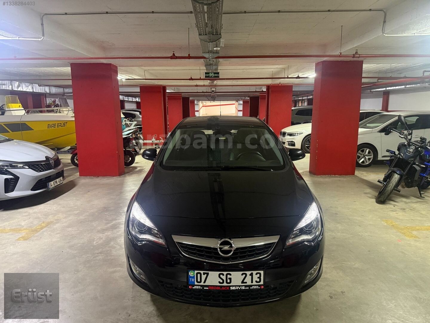 Galeriden Opel Astra 1.6 Cosmo 2011 Model Antalya 45.000 km Siyah 4