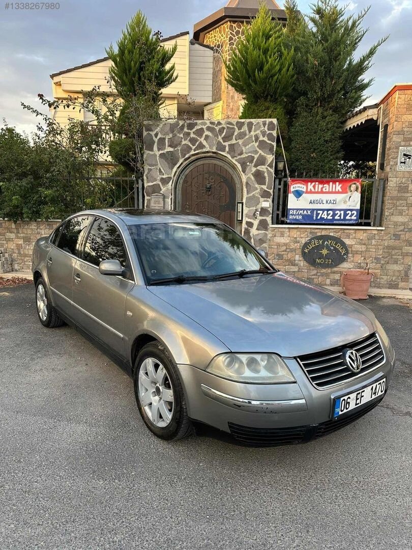 Galeriden Volkswagen Passat 1.9 TDi Exclusive 2003 Model Antalya 615.000 km Gri 1