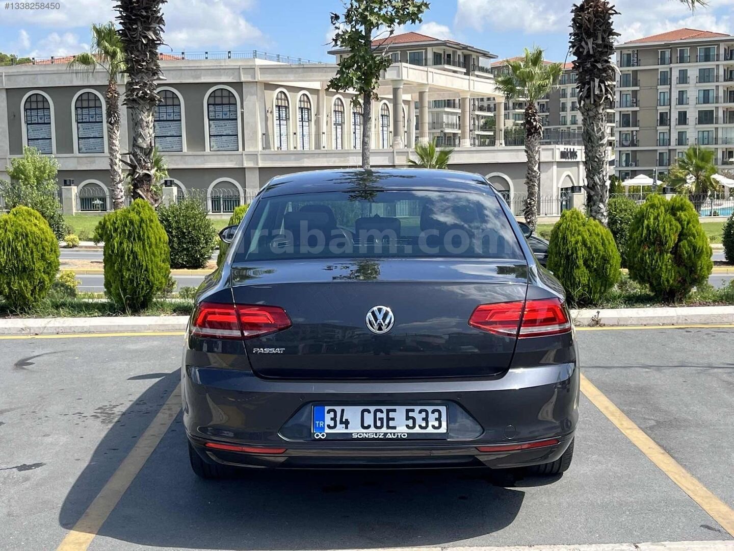 Galeriden Volkswagen Passat 1.6 TDi BlueMotion Impression 2019 Model İstanbul 67.000 km Gri 6