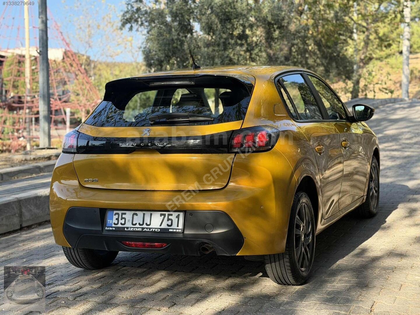 Galeriden Peugeot 208 1.2 PureTech Active 2021 Model İzmir 109.000 km Sarı 4