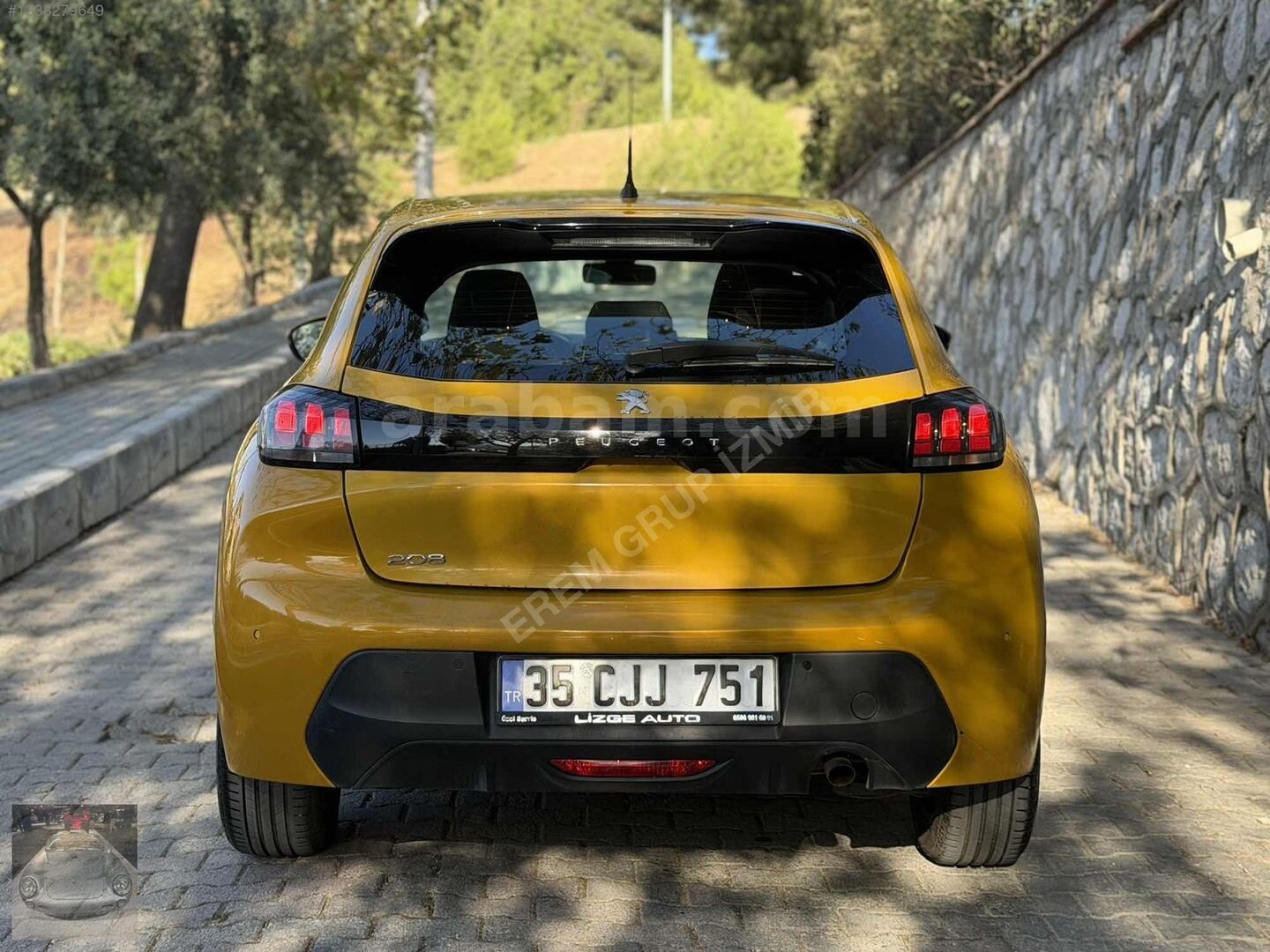 Galeriden Peugeot 208 1.2 PureTech Active 2021 Model İzmir 109.000 km Sarı 5