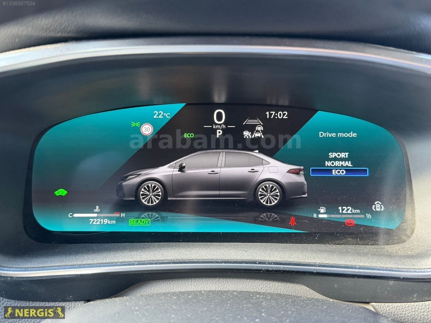 Galeriden Toyota Corolla 1.8 Hybrid Dream 2023 Model İstanbul 72.000 km Gri 3