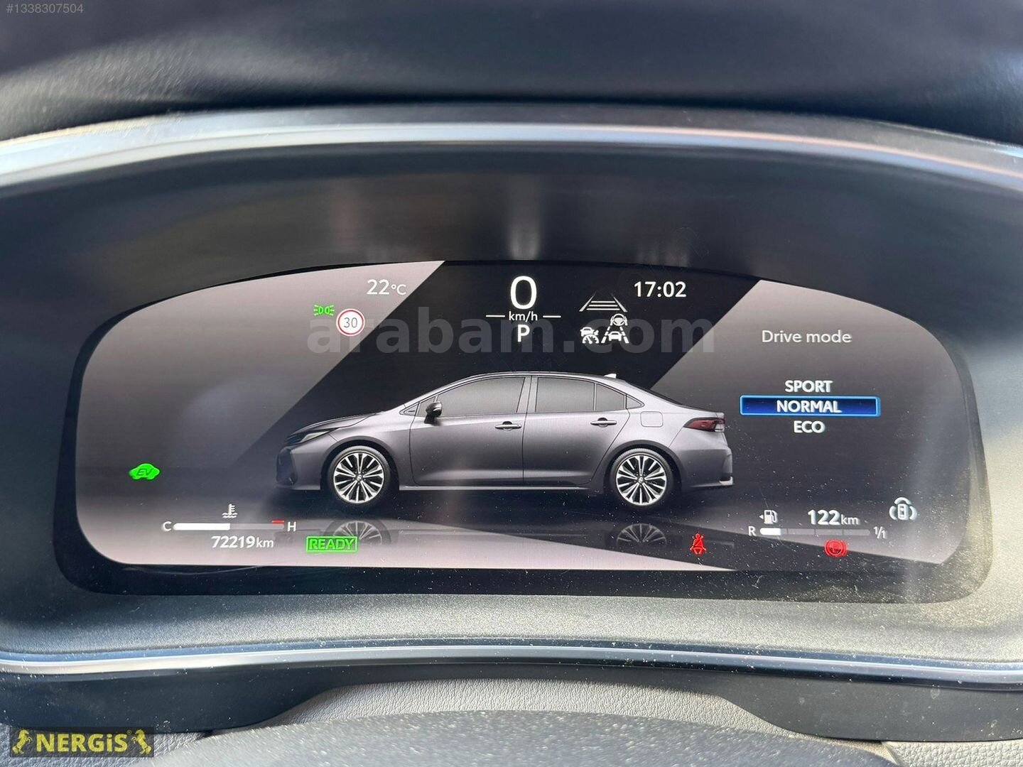 Galeriden Toyota Corolla 1.8 Hybrid Dream 2023 Model İstanbul 72.000 km Gri 2