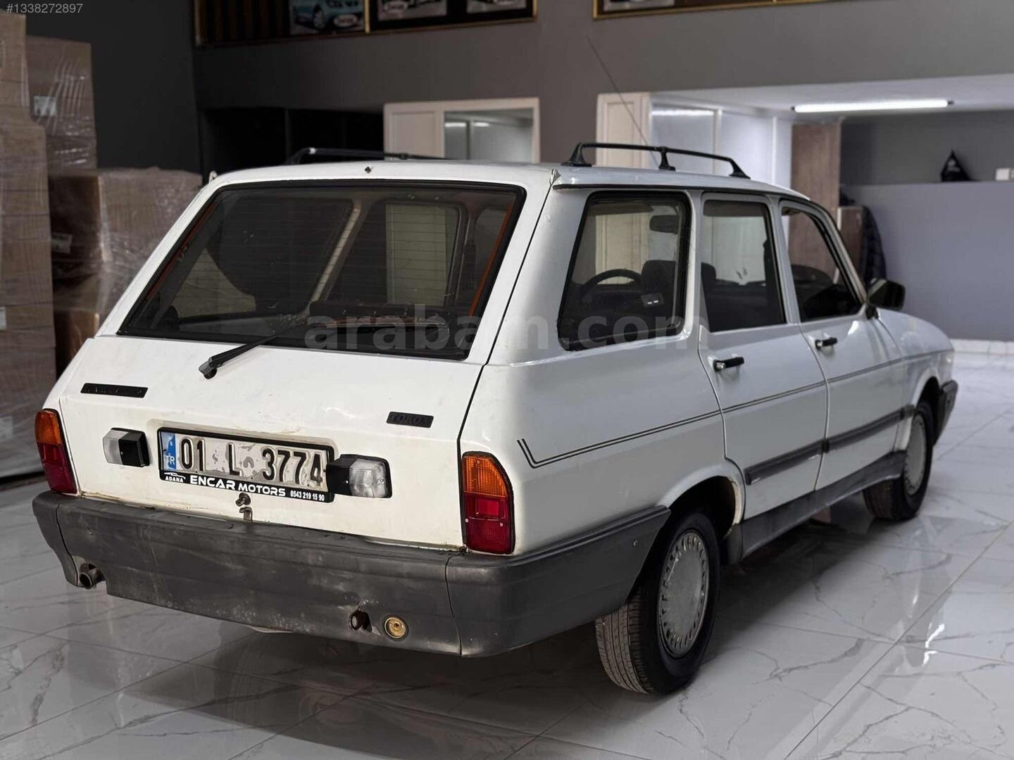 Galeriden Renault R 12 Toros 1998 Model Adana 50.000 km Beyaz 6
