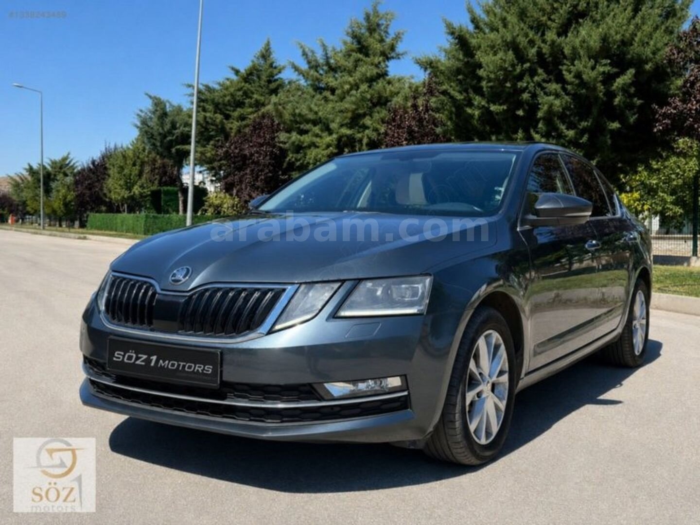 Galeriden Skoda Octavia 1.6 TDI Style 2017 Model Elazığ 135.000 km Füme 3