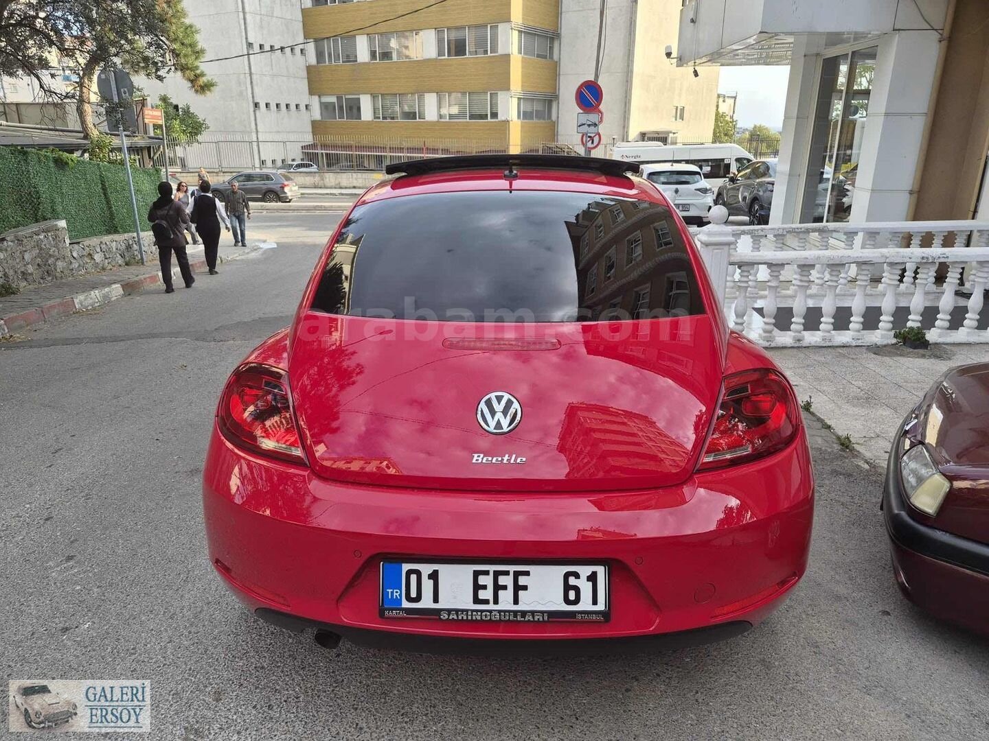 Galeriden Volkswagen Beetle 1.2 TSi Design 2016 Model İstanbul 31.000 km Kırmızı 3