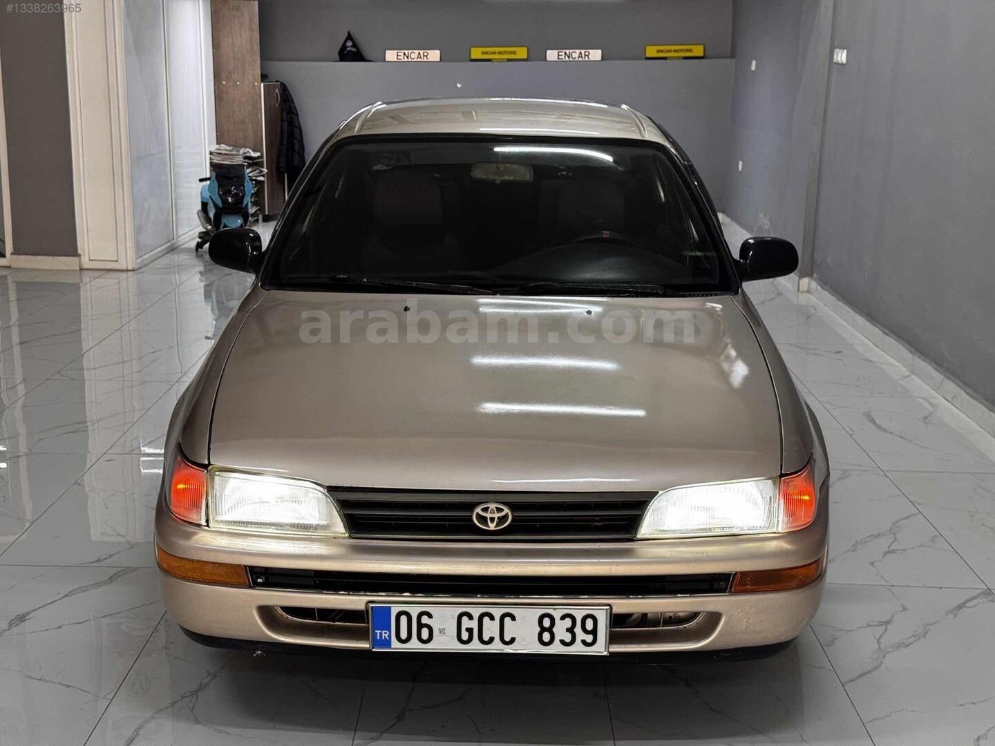 Galeriden Toyota Corolla 1.6 GLi 1997 Model Adana 350.000 km Bej 4