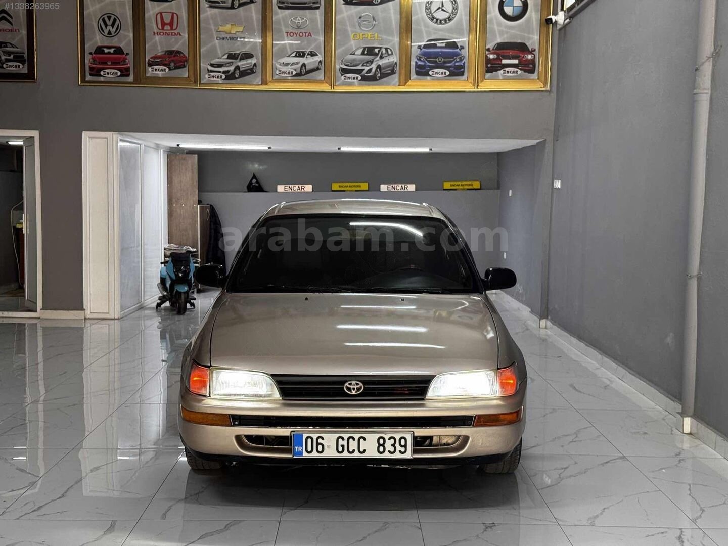 Galeriden Toyota Corolla 1.6 GLi 1997 Model Adana 350.000 km Bej 3