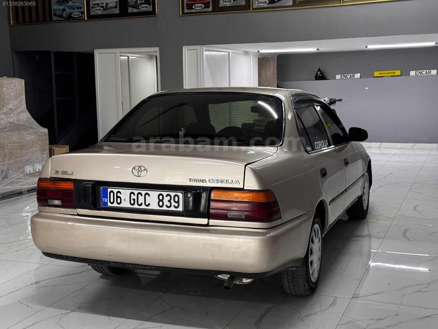 Galeriden Toyota Corolla 1.6 GLi 1997 Model Adana 350.000 km Bej 6