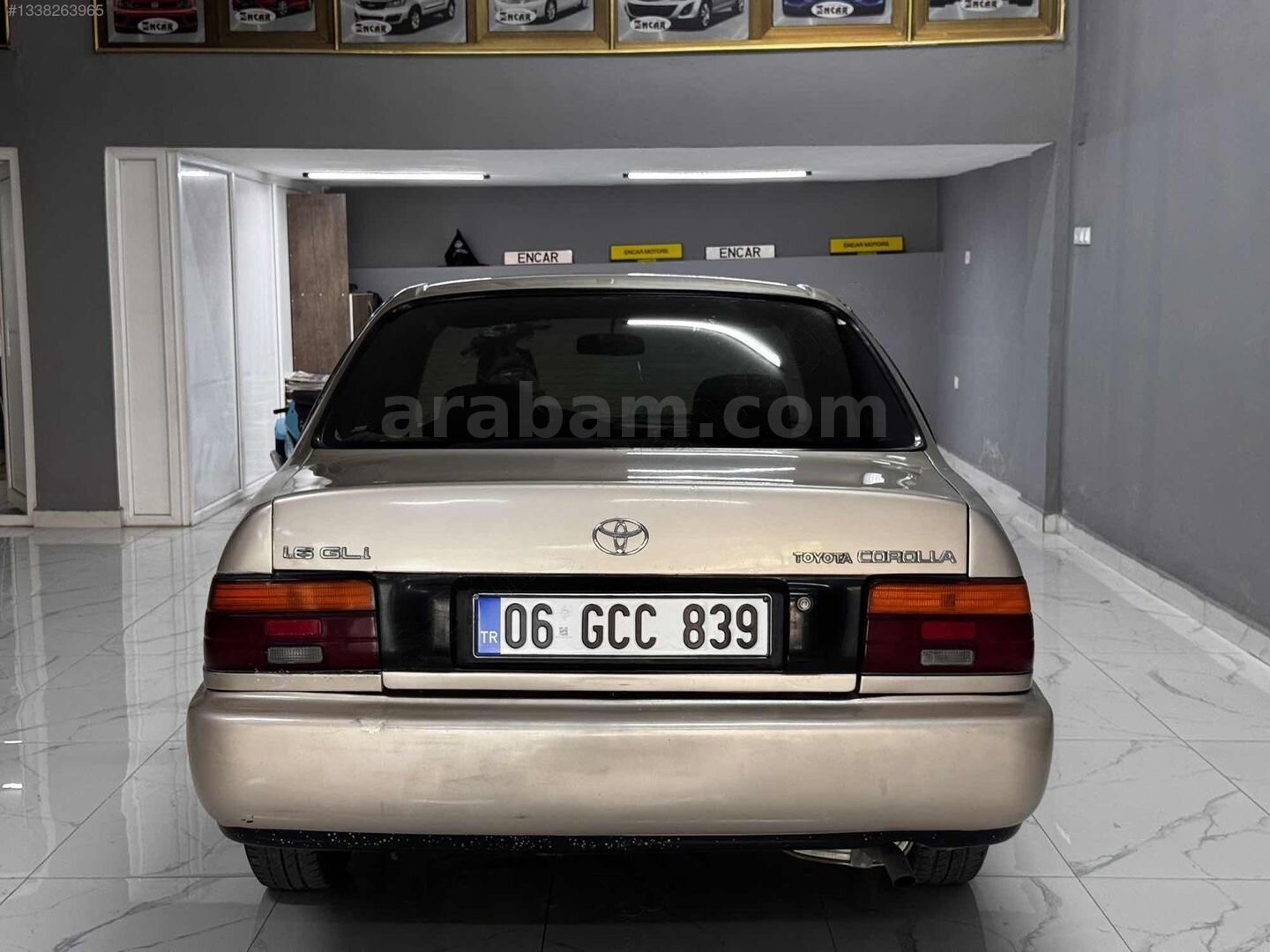 Galeriden Toyota Corolla 1.6 GLi 1997 Model Adana 350.000 km Bej 7
