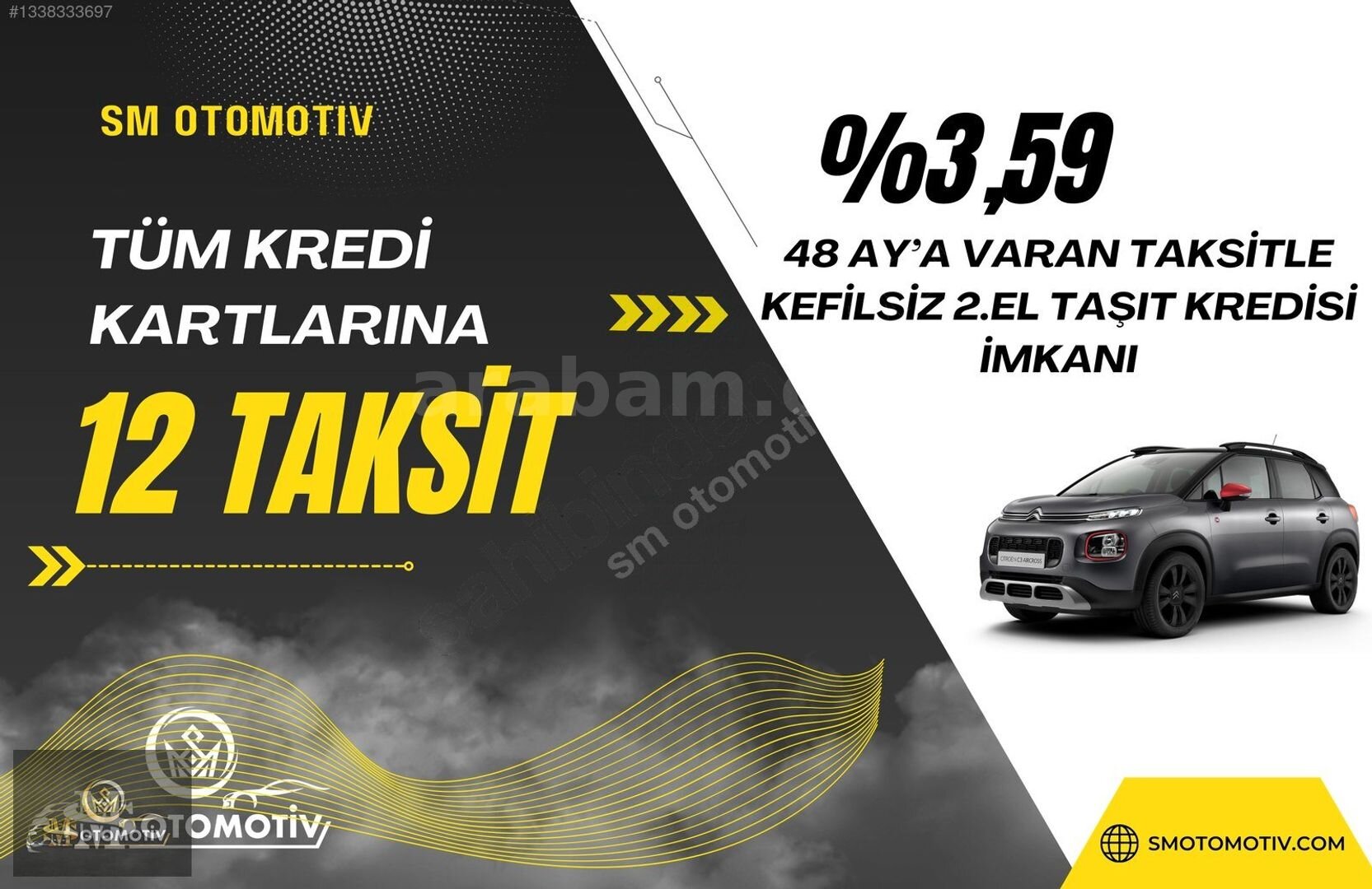 2020! BOYASIZ-DEĞİŞENSİZ-TRAMERSİZ! C3 AIRCROSS! 36AY SENET-KART 3