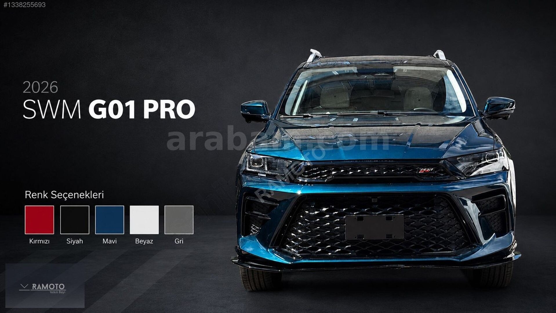 RAMOTO'DAN 500.000TL KREDİ İMKANI İLE 2026 SWM G01 PRO PREMİUM 1