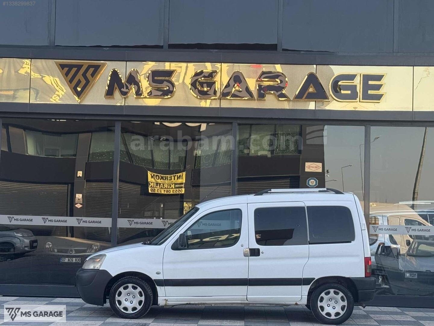 2003MODEL PEUGEOT PARTNER 1.9D YENİ KASA ÇİFT SÜRGÜ YENİ VİZELİ 4