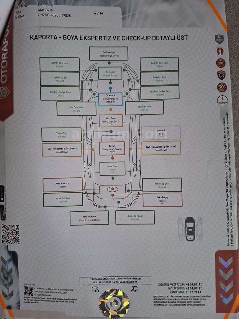 Sahibinden Sorunsuz , Düşük Km Mazda 2 7