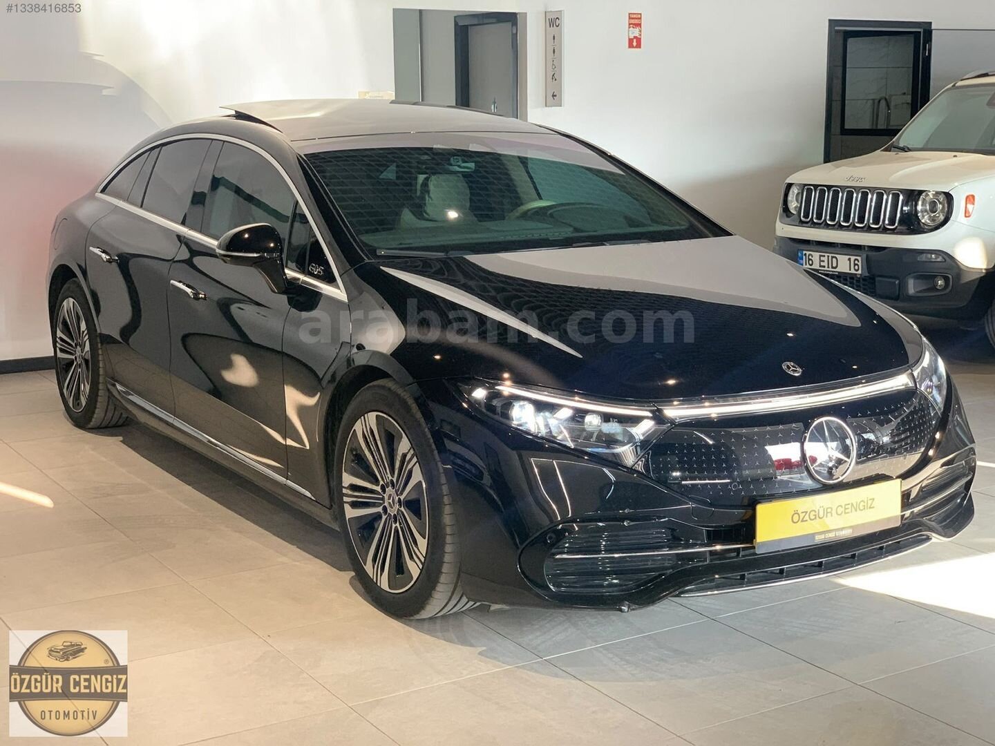 Galeriden Mercedes - Benz EQS 450+ 2023 Model Bursa 43.000 km Siyah 2