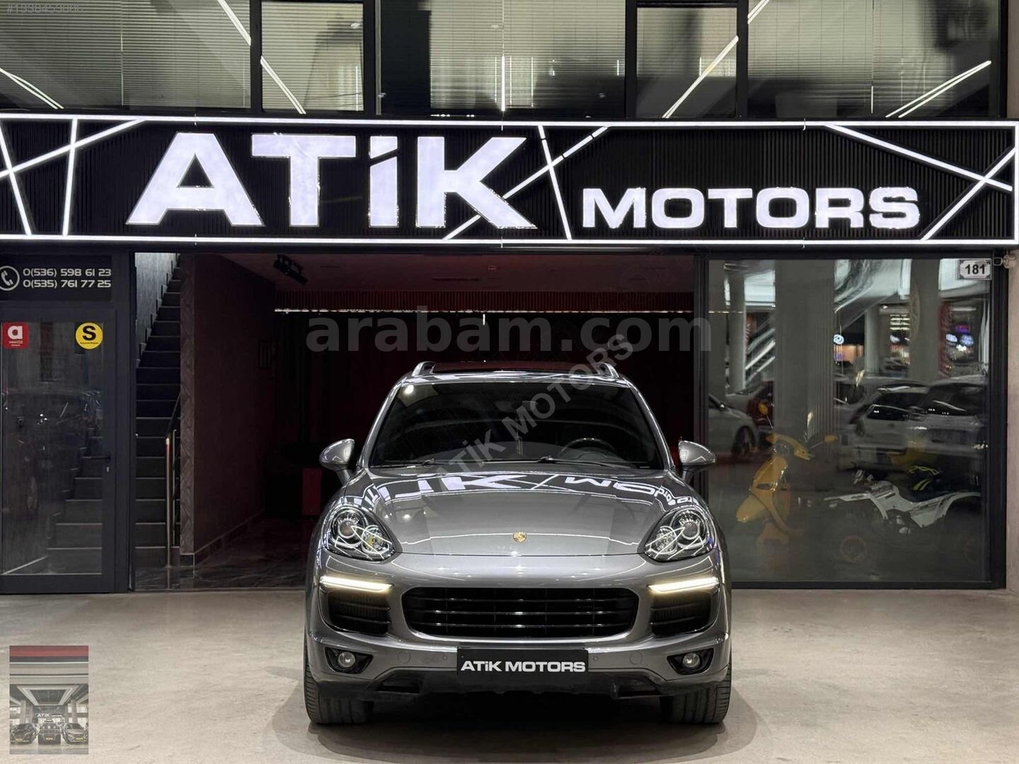 ATİK MOTORS|PORSCHE CAYENNE BAYİİ MAKYAJLI AİR CHRONO VAKUM 2