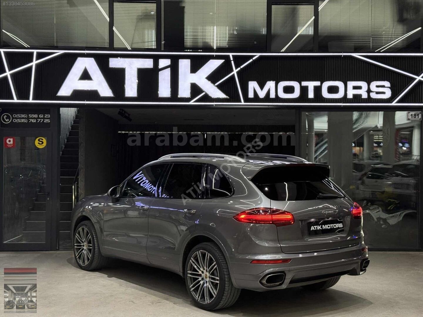 ATİK MOTORS|PORSCHE CAYENNE BAYİİ MAKYAJLI AİR CHRONO VAKUM 4